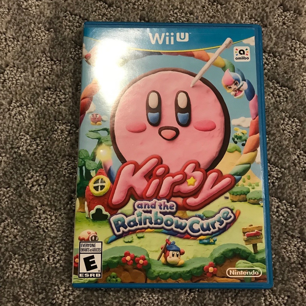Kirby and the Rainbow Curse Wii U game
